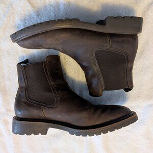 Chelsea Legend boots in Tobacco leather by Thursday Boot Company